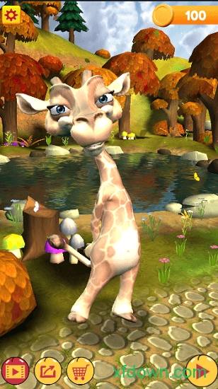 会说话的长颈鹿吉娜v1.0.3 安卓版_绿色游戏会说话的长颈鹿吉娜免费下载